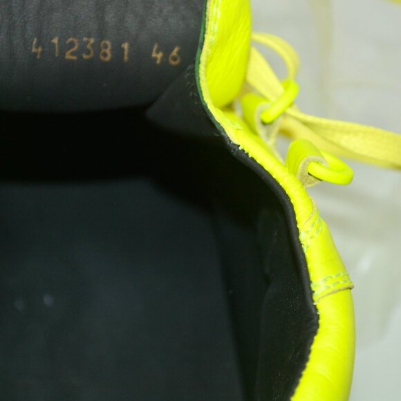 NIB BALENCIAGA MENS HITOP LEATHER SNEAKERS - Picture 7 of 8